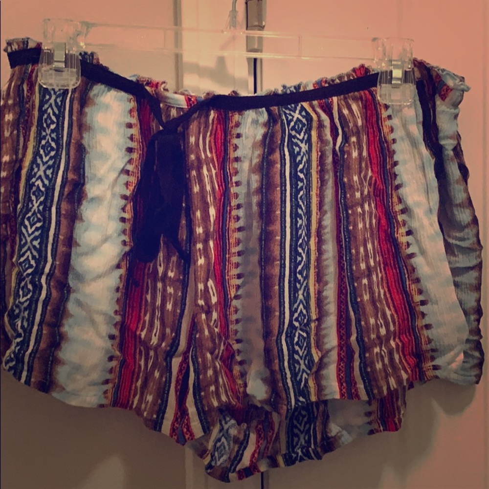 Multi colored drawstring Shorts